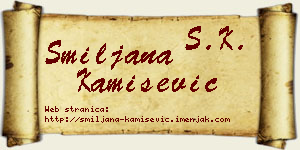 Smiljana Kamišević vizit kartica